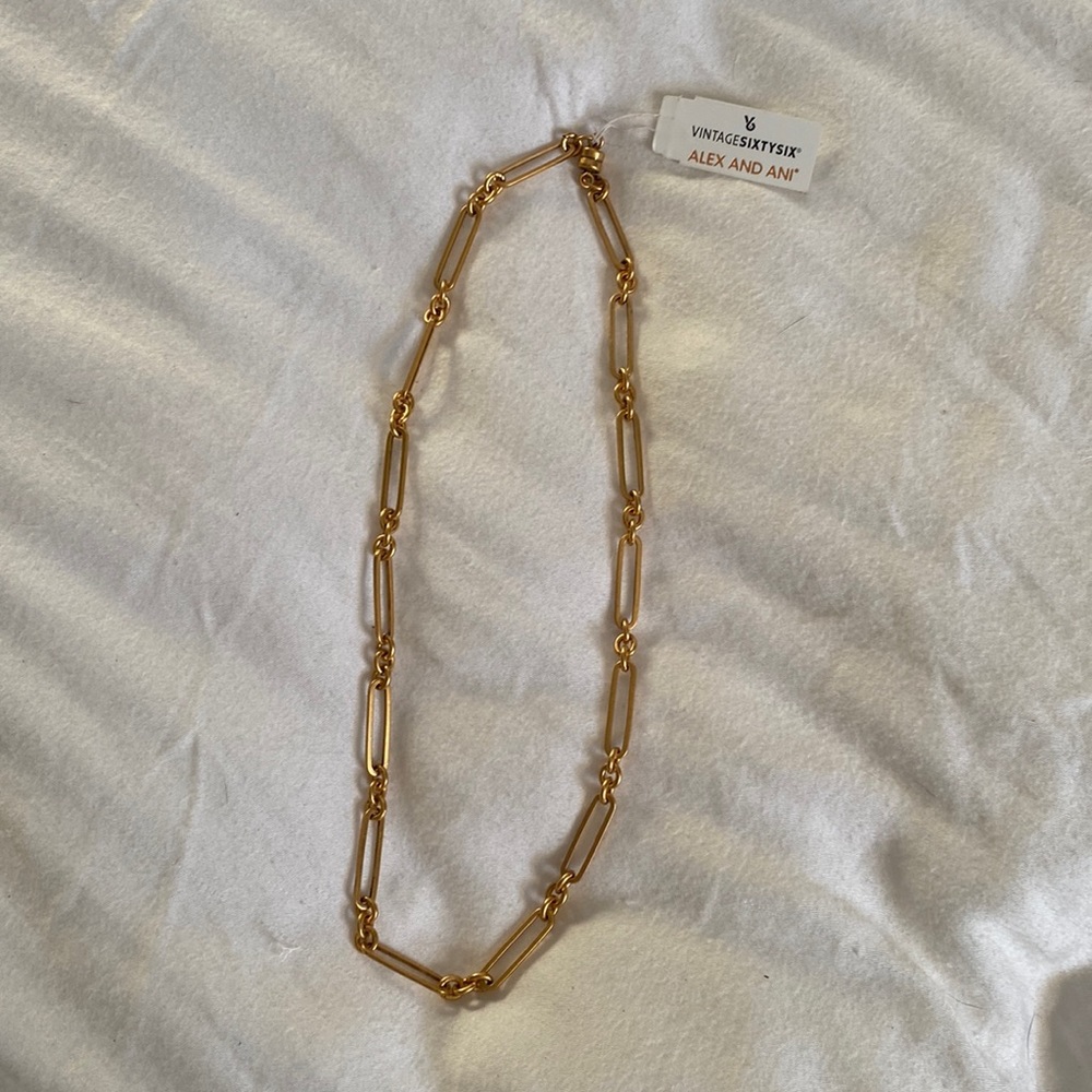 Gold Alex and Ani Necklace